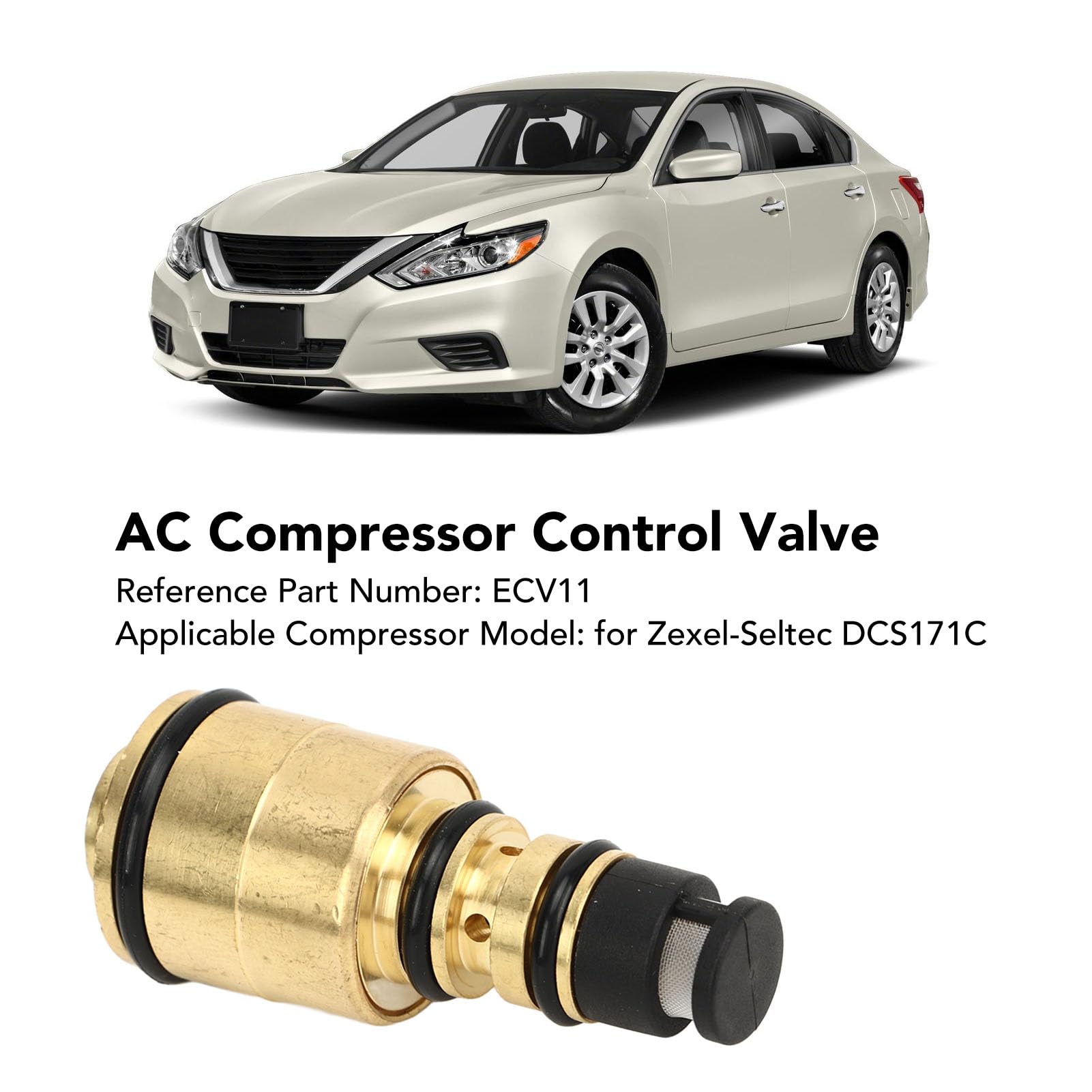 Vanne de commande de compresseur de climatisation ECV11 Remplacement de contrôle précis et sensible pour moteur Altima 2,5 litres 2013 à 2018 - 7