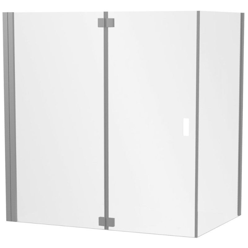 Jacob delafon mampara de bañera capsule para instalar en esquina 120 x 80 cm, cromo