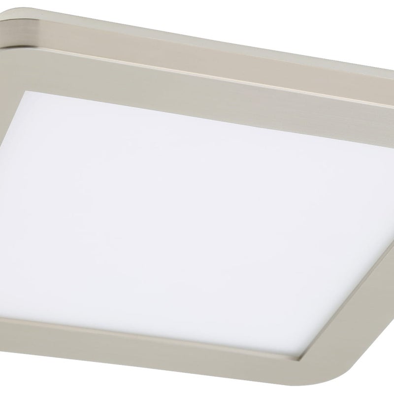 Plafon Nexit kwadratowy srebrno-biały LED 12W 3000K wym: 2 x 22 cm IP44 akryl Candellux