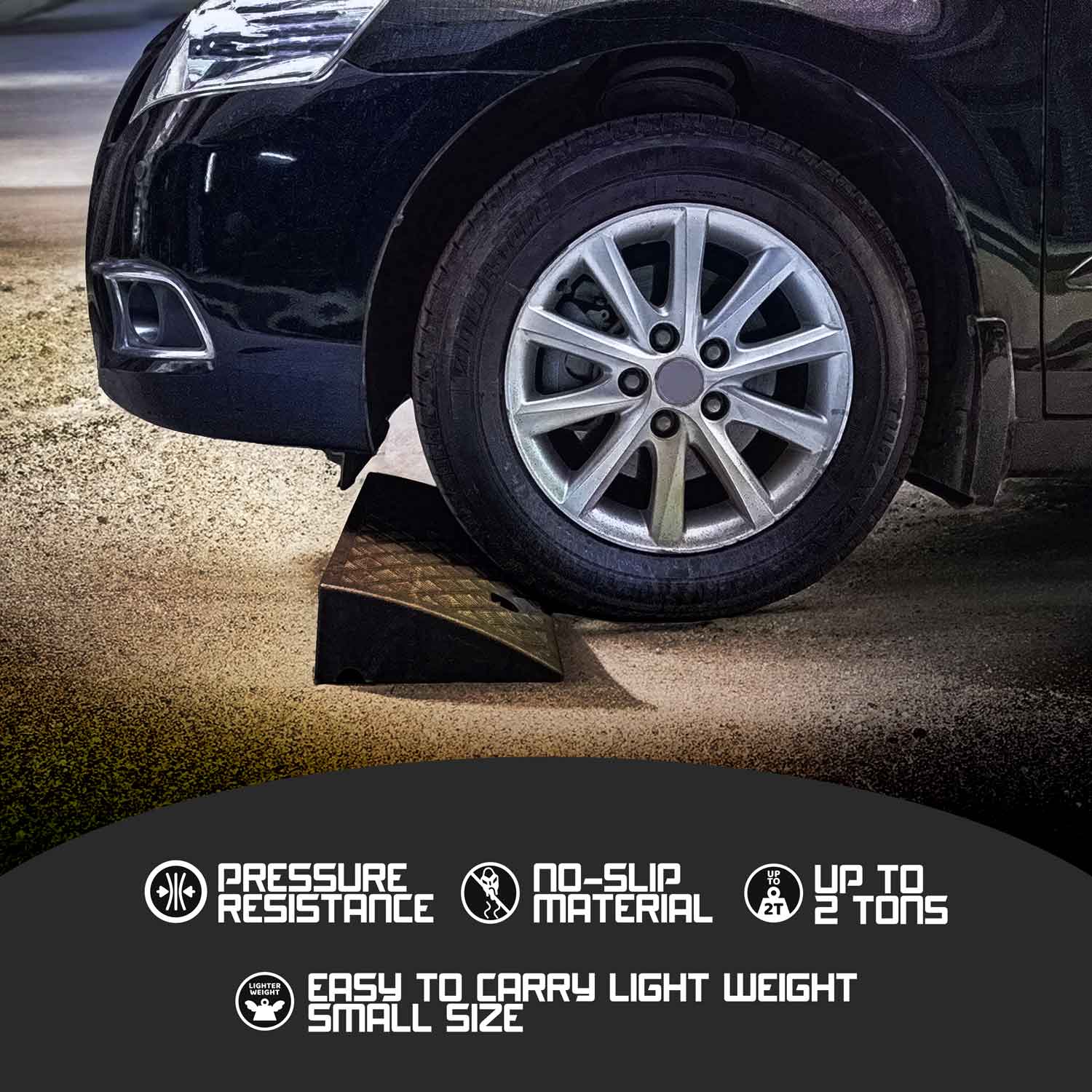 Tanjakan 2000 - Lot de 2 rampes de trottoir 2 t - 2