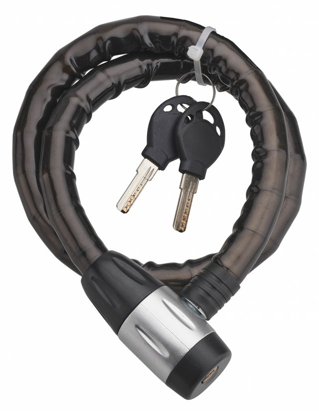 THIRARD - Antivol à clé Scorp, câble blindé acier, moto, 18mmx1m, 2 clés, noir - THIRARD