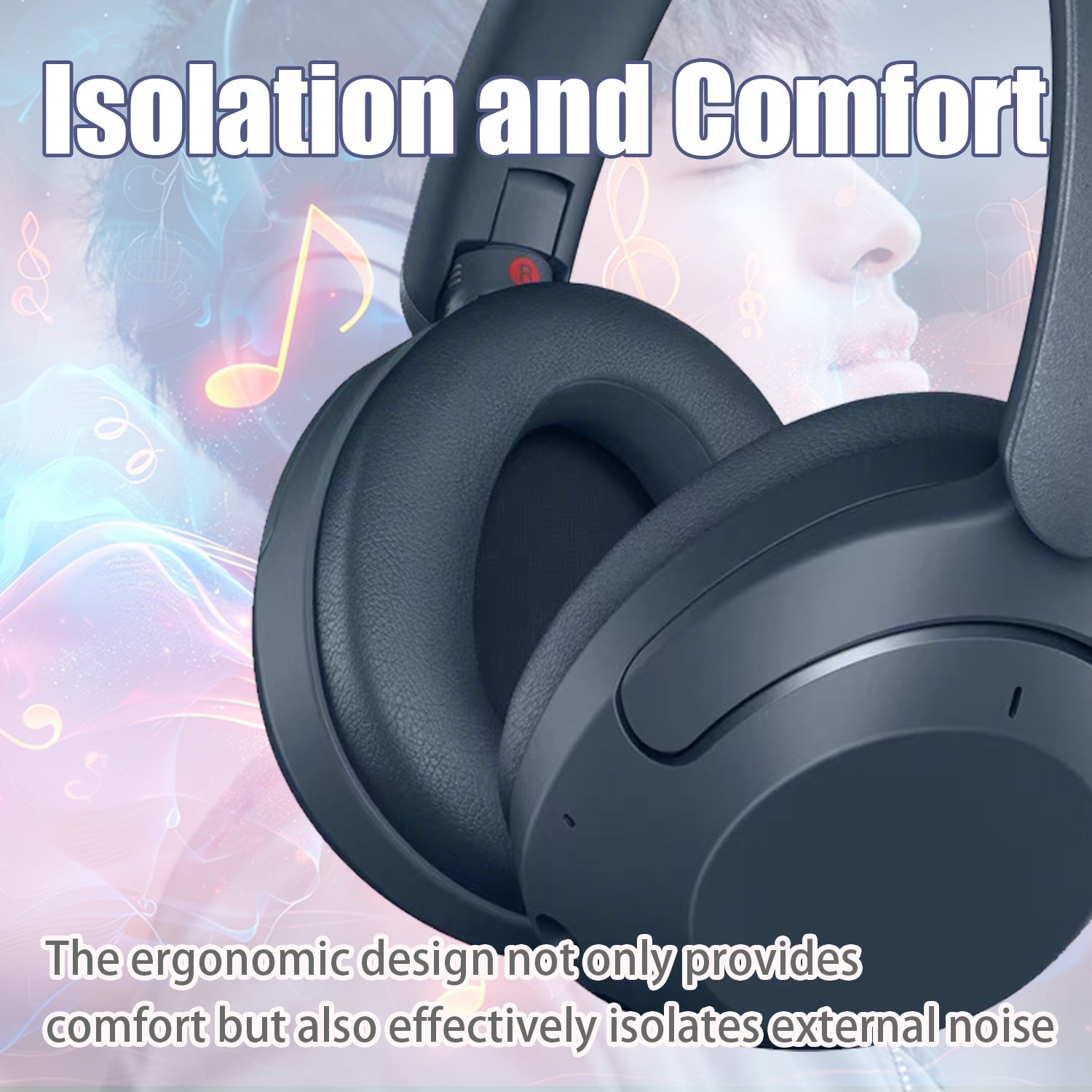 Coussinets d'oreille pour Sony WH-XB910N Blue - 5