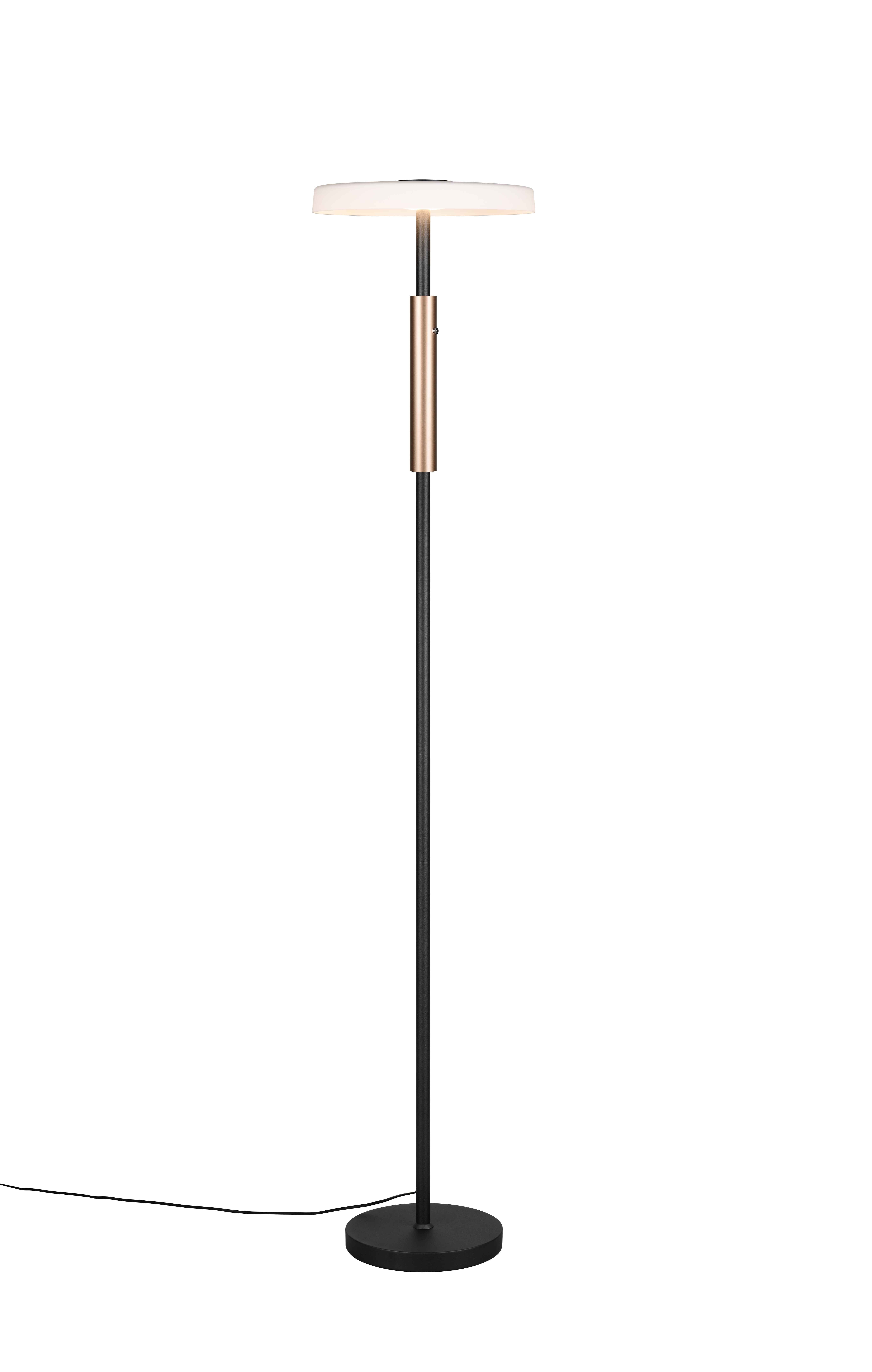 Lampa podłogowa stojąca Celeste brązowo-czarna LED 15W 3000K 1750lm wym: 160 x 33 x 33 cm metal Trio