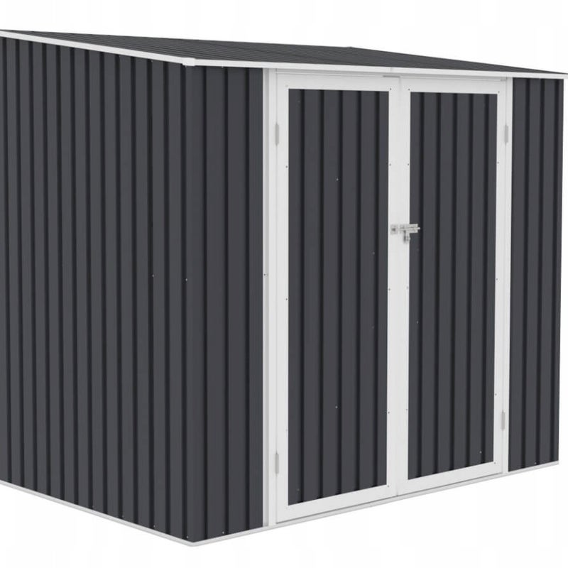 Domek Narzędziowy Schowek na Narzędzia KENT 7x5 Metalowy Trwały Szary 1 szt