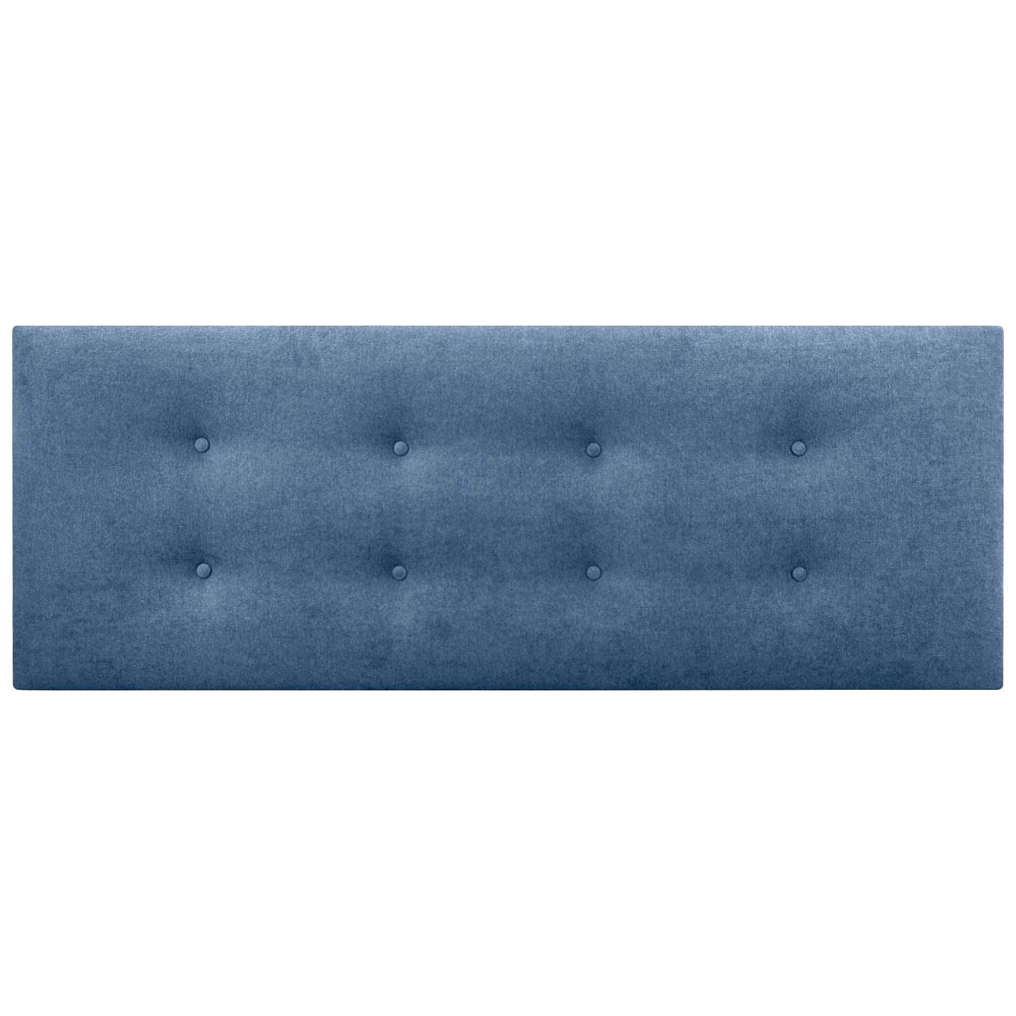 DHOME Cabecero de Tela AQUALINE Pro con 2 hileras de Botones Cabezal tapizado Cama Lujo (Azul, 150cm) - 3