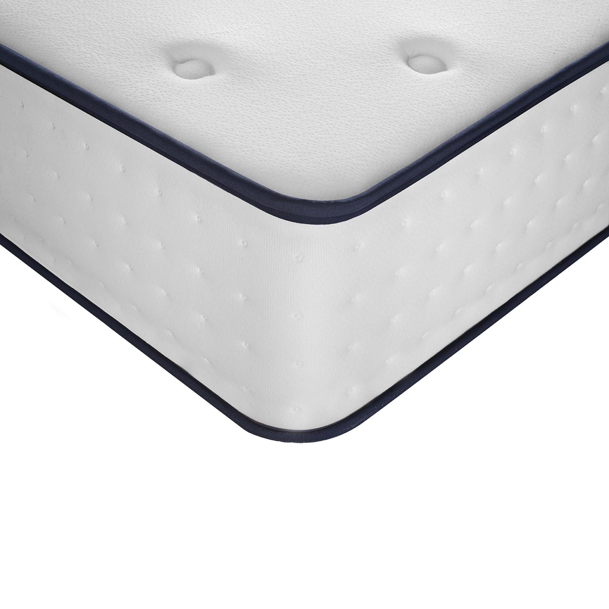 Matelas Upsilon 140x200 cm - Multicouches HR - Blue Latex - Confort Premium - Mousse à Mémoire de forme - Très épais 30 cm - 7 Zones - Reversible - 8