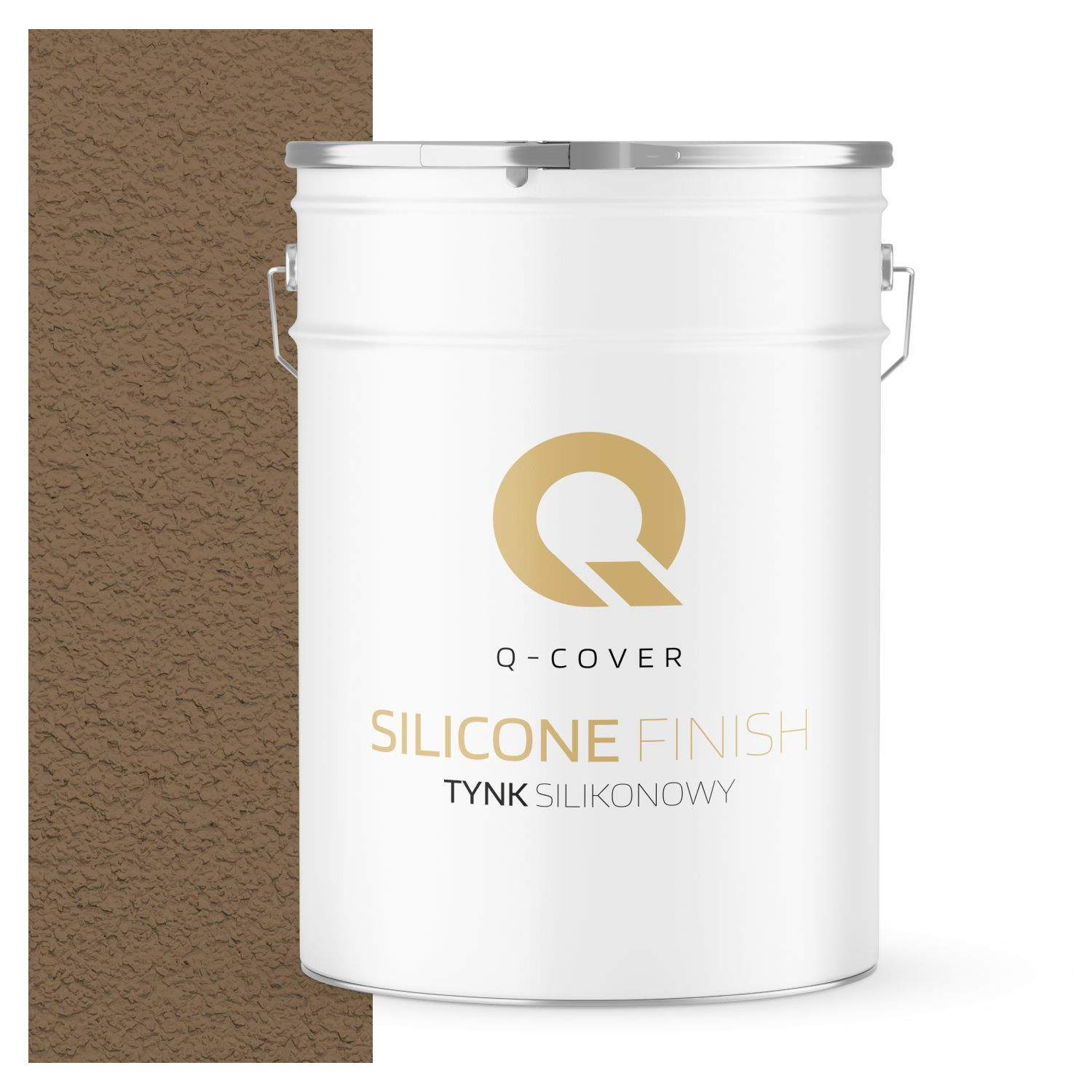 Tynk Silikonowy Elewacyjny Baranek 3.0mm Q-Cover Kakaowy F545 25KG