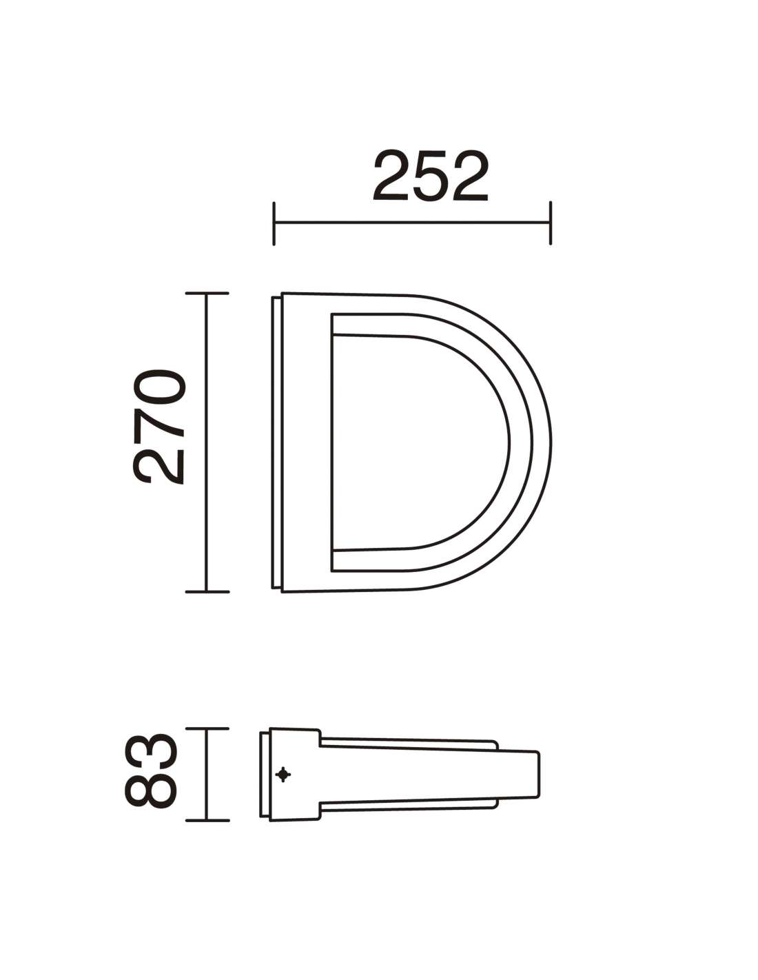 Plafond Dark Ip54 E27 20w Ant. - 3