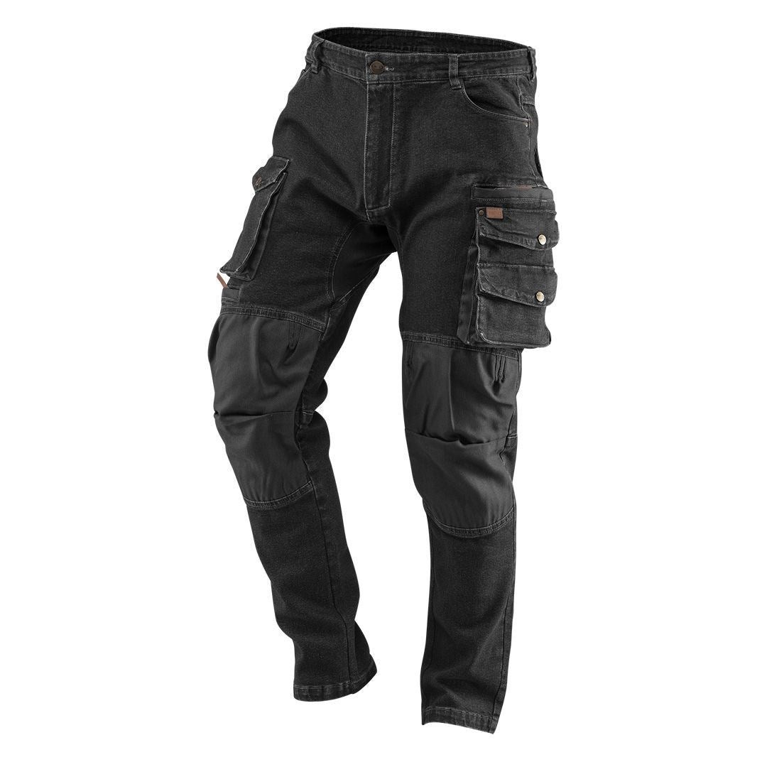 Pantaloni de lucru DENIM, negri, mărimea M 81-236-M