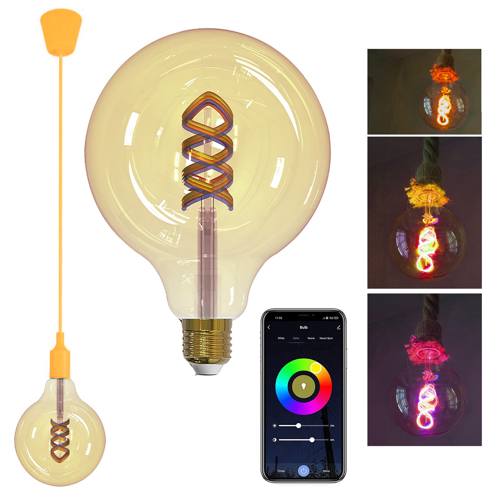 Color Amarillo Como Conectar Alexa A La Luz Dot Apagar La Luz De