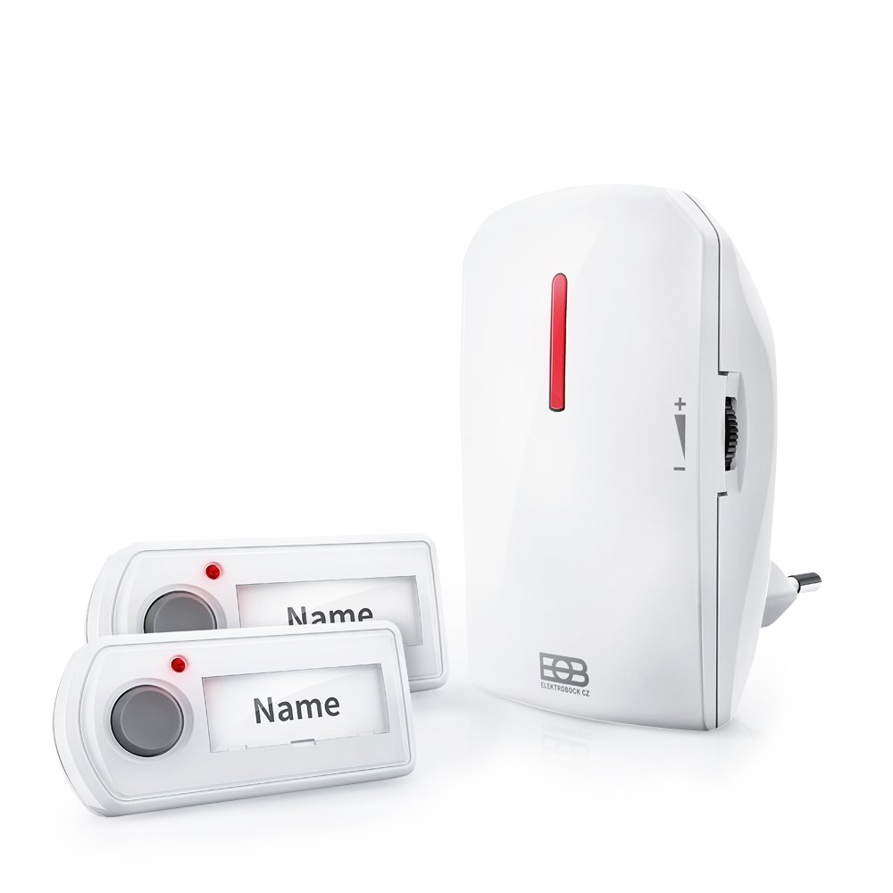 Campanello Wireless 2 Trasmettitori E 2 Ricevitori - Portata 400m, Impermeabile IP55, Con Modalità Silenziosa - Foto 5