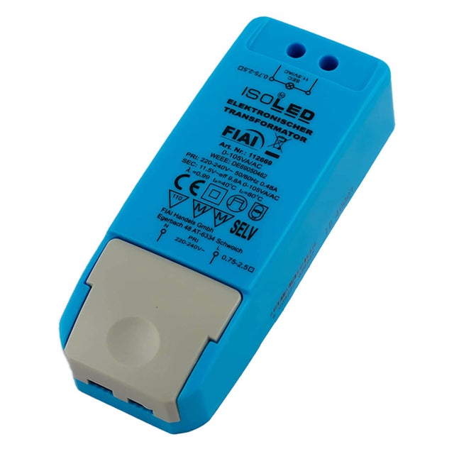 Isoled LED Driver trasformatore Alimentatore Universale dimmerabile 12 V 0 – 105 W, MR16, G4,