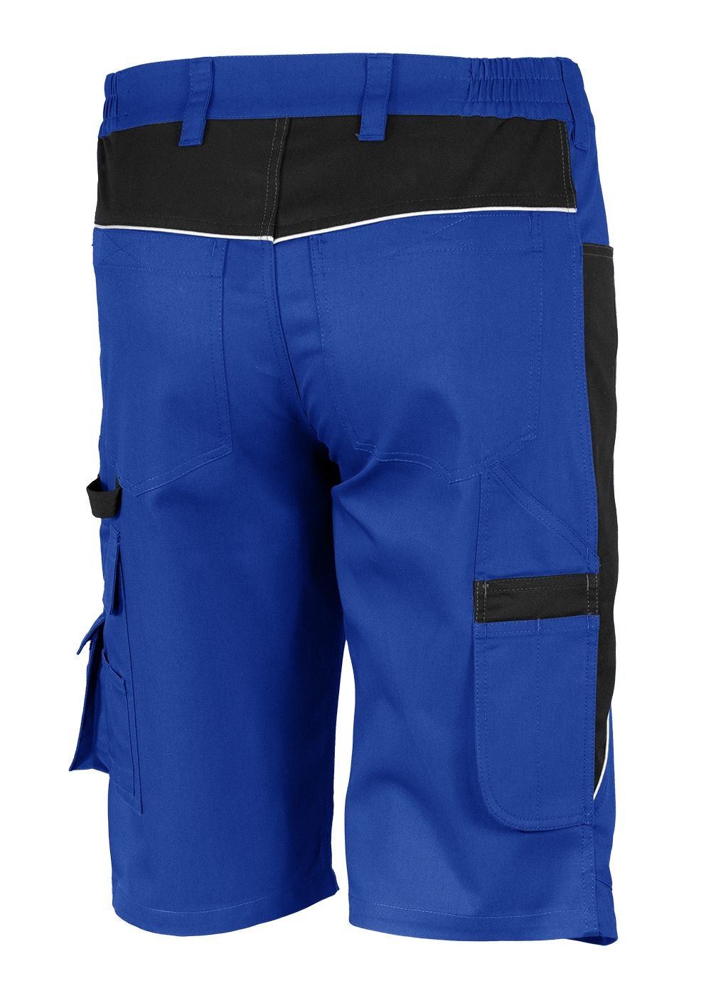 Qualitex - PROfessionals Shorts résistant en tissu renforcé de fibres - royal/noir - size 58 - Unisex - Pantalon de travail court á 10 poche - 2