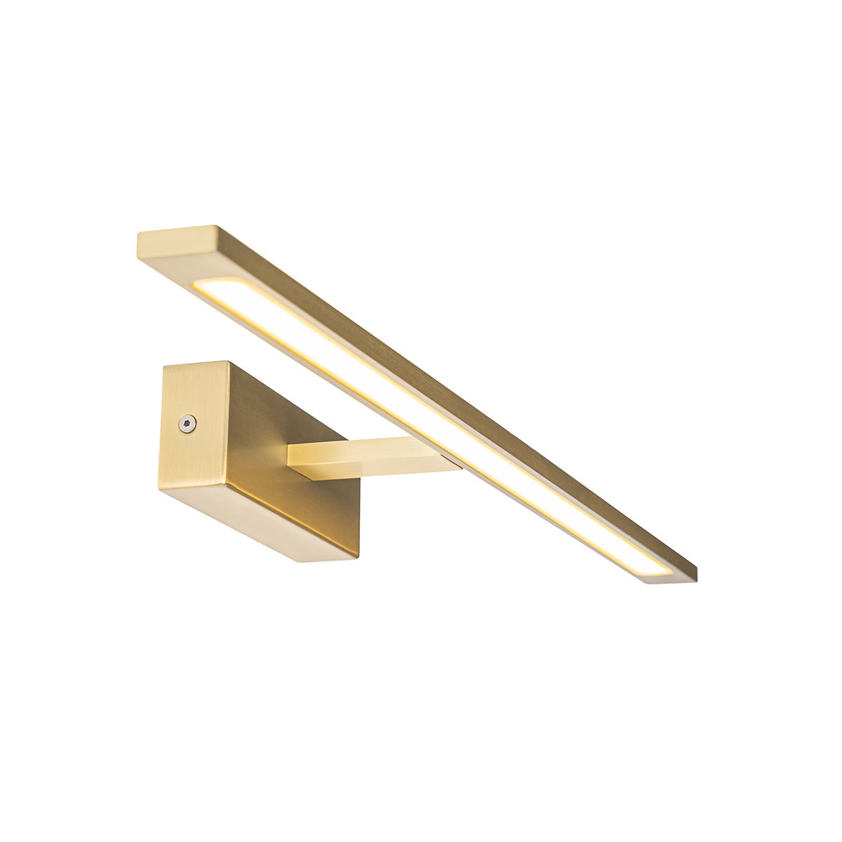 Qazqa design applique murale - Jerre - doré/laiton, led intégrée 22w incluse, Integrated led, 2700k, blanc chaud, 62cm, IP44, - 6