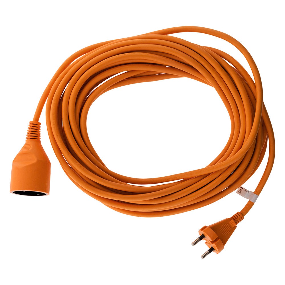 Prolongateur 2x1,5mm² - Orange 10m avec boîtier étanche - Orange - Zenitech - 2