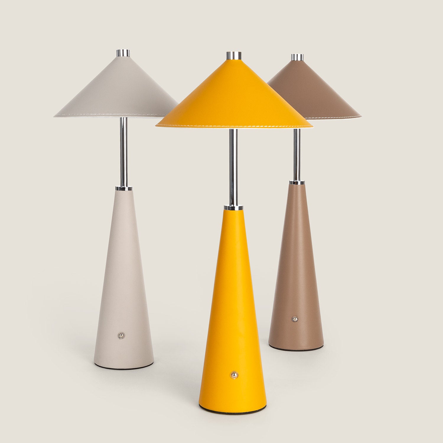 Lampada da Tavolo LED Portatile con Batteria USB Ricaricabile Kael Bianco