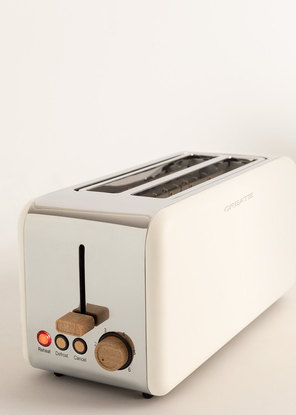 CREATE - Pack grille-pain TOAST RETRO + bouilloire KETTLE RETRO - Blanc cassé - 7