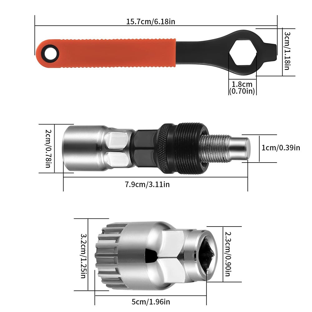 Estrattore Per Pedivella Bici - Utensile Rimozione Pedali Per Strada E MTB