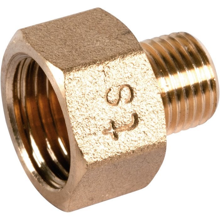 Raccord Té Réduit Laiton – Femelle 1" X 1/2" X 1" – Pour Plomberie Et Chauffage, Pression Max 1.0 MPa