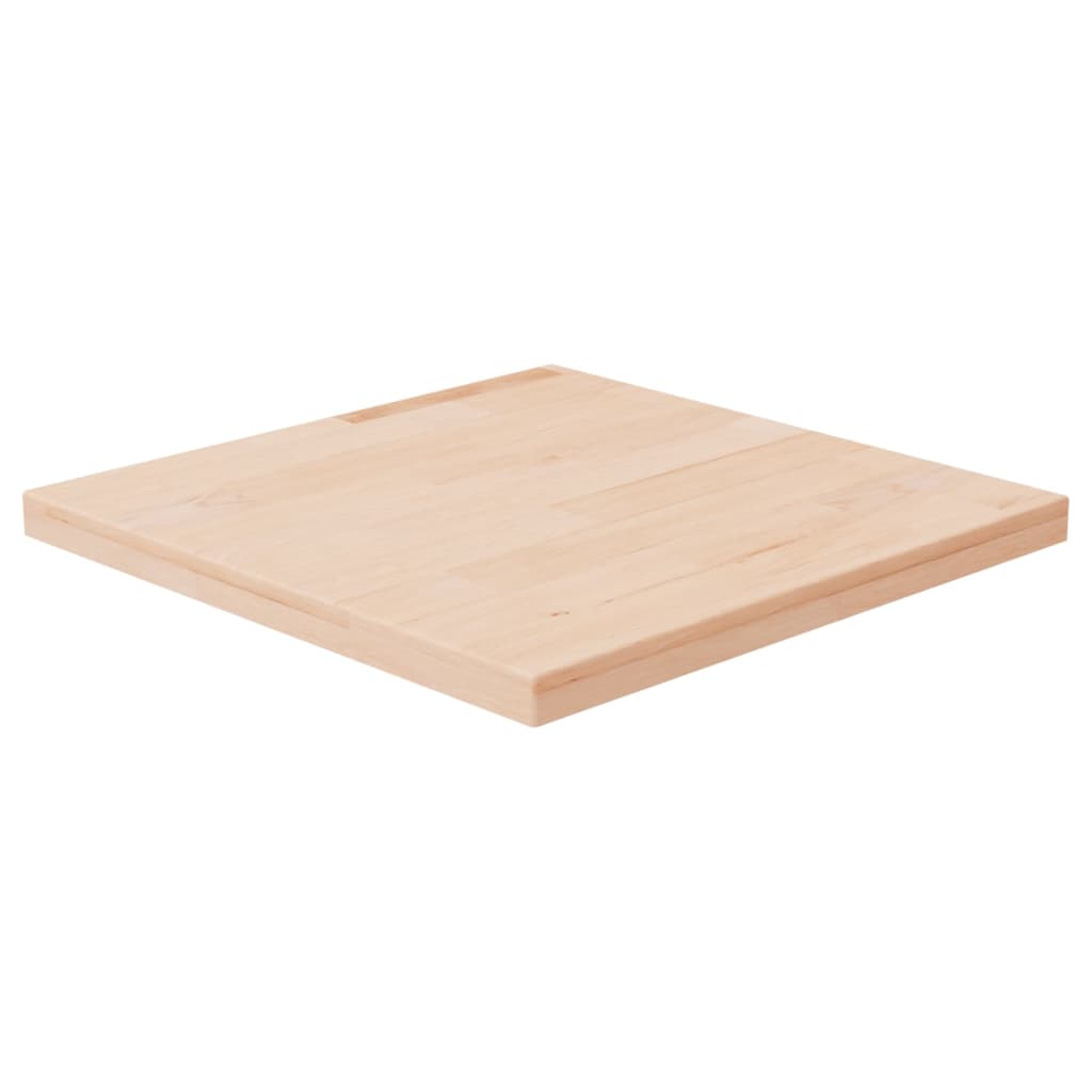 Maison exclusive - tablero de mesa cuadrada madera de roble sin tratar 40x40x2,5cm