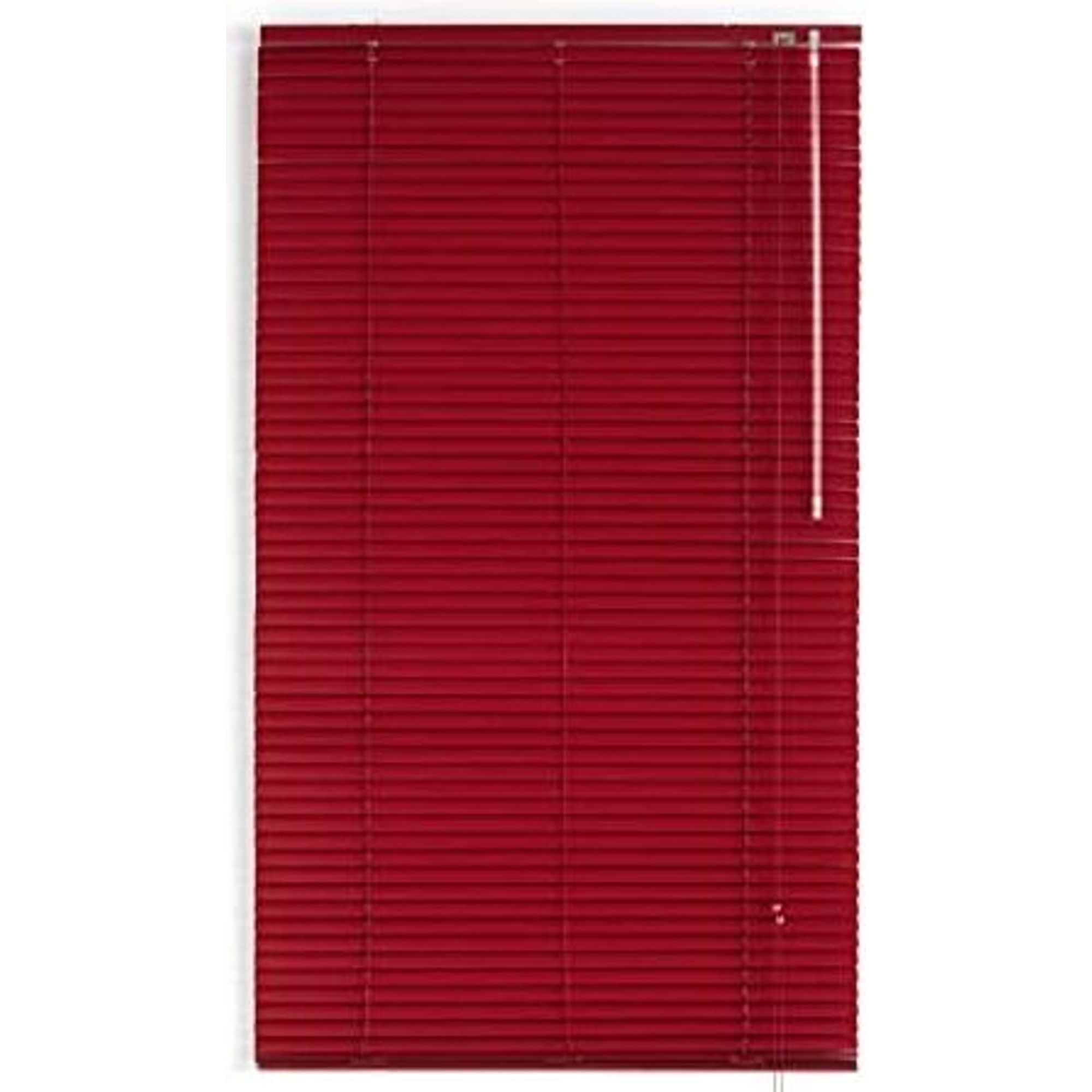 Ecommerc3 | veneciana de aluminio regulable tamaño 80x180 - veneciana de aluminio con lama de 25 mm - veneciana color rojo