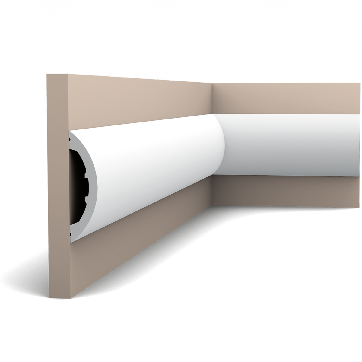 PX175F Flexible Cimaise murale Orac Decor - 5x1,7x200cm (h x p x L) - polymère