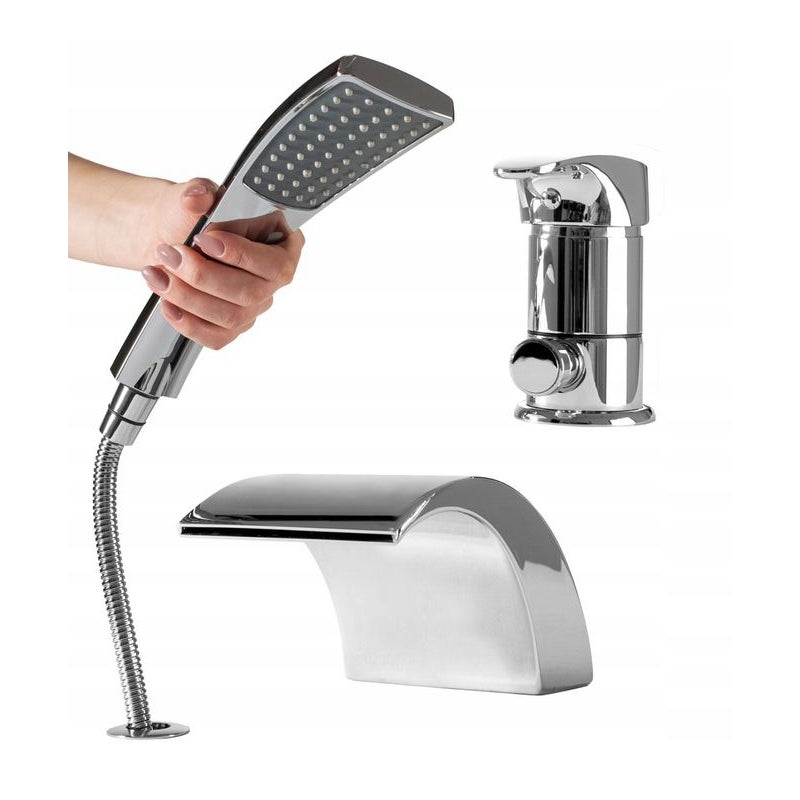 Bateria wannowa Rea Riven chrom