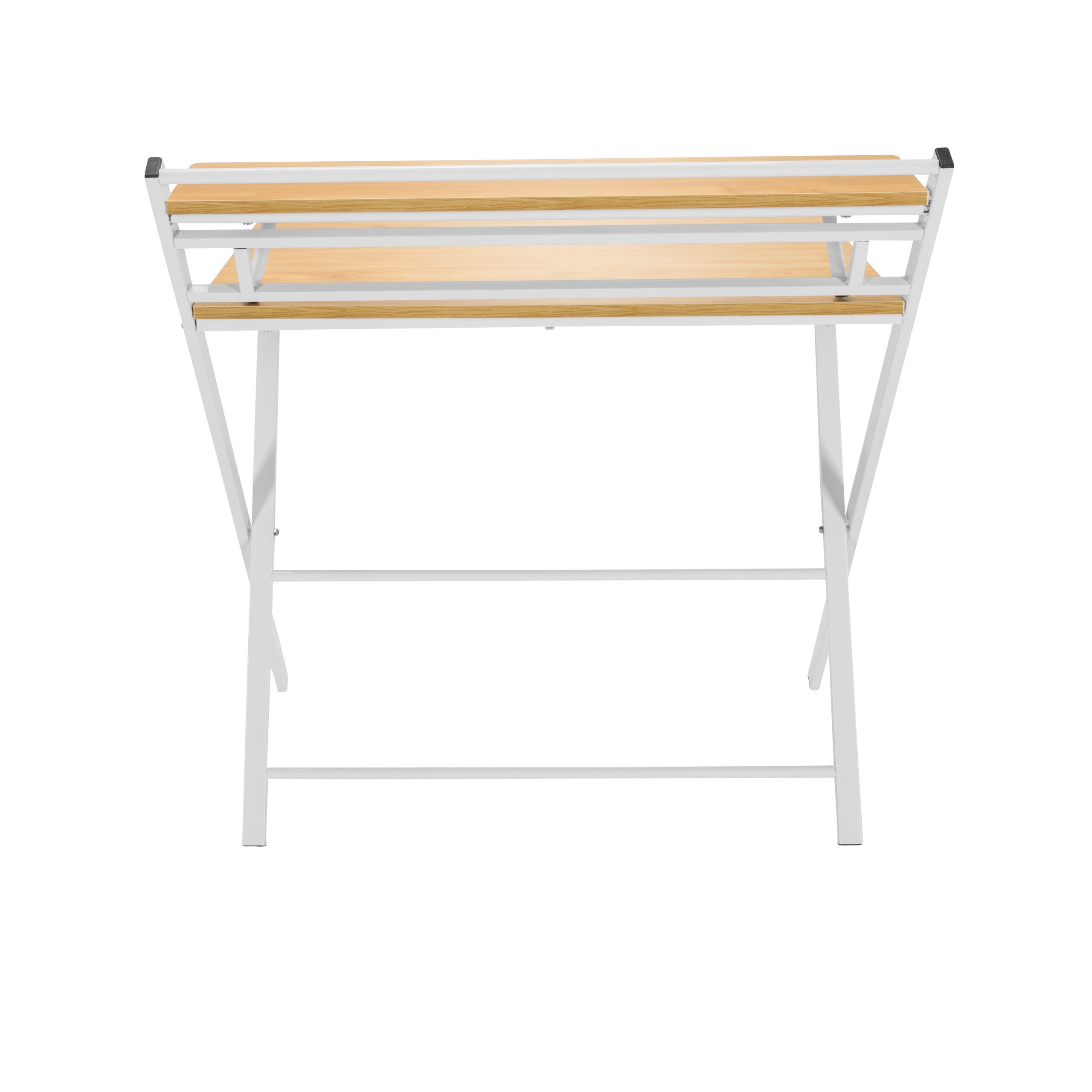 Scrivania EASY CLAP 92 x 84 rovere chiaro / bianco hjh OFFICE - 9