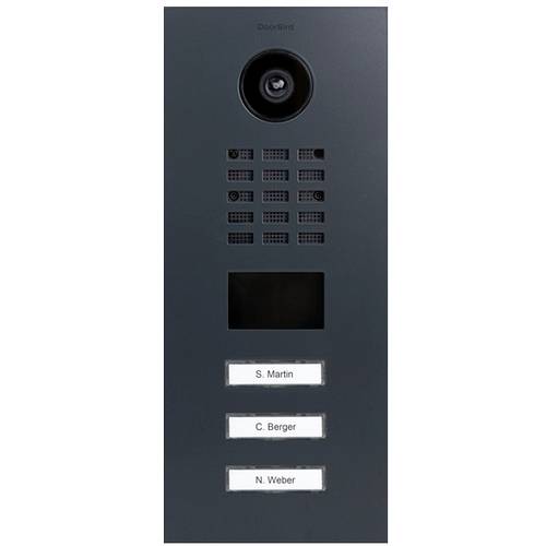 DoorBird D2103V-RAL7016 V2 Videocitofono, Grigio