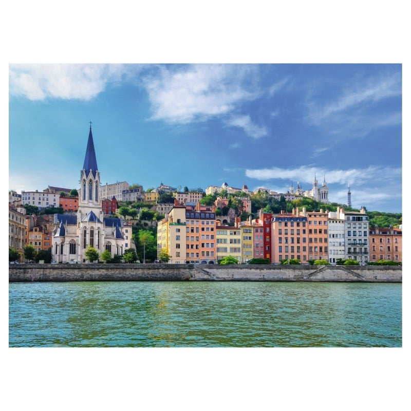 Tableau toile en kit QUAIS DE SAONE 180 x 130 cm - Toile textile sans PVC, Made in France par Scenolia - 2