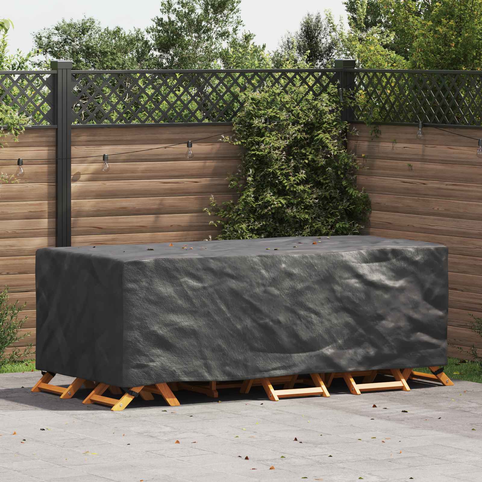 Housse pour meubles Uni Noir 220 x 110 x 70 cm 420D | Leroy Merlin