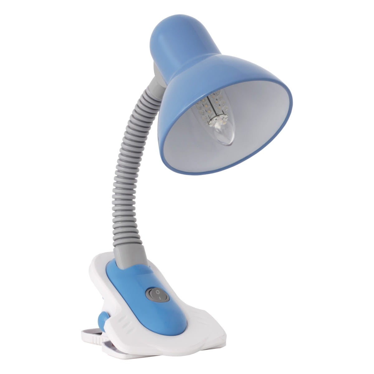 Lampa biurkowa SUZI biało-niebieska 1xE27x40W Kanlux