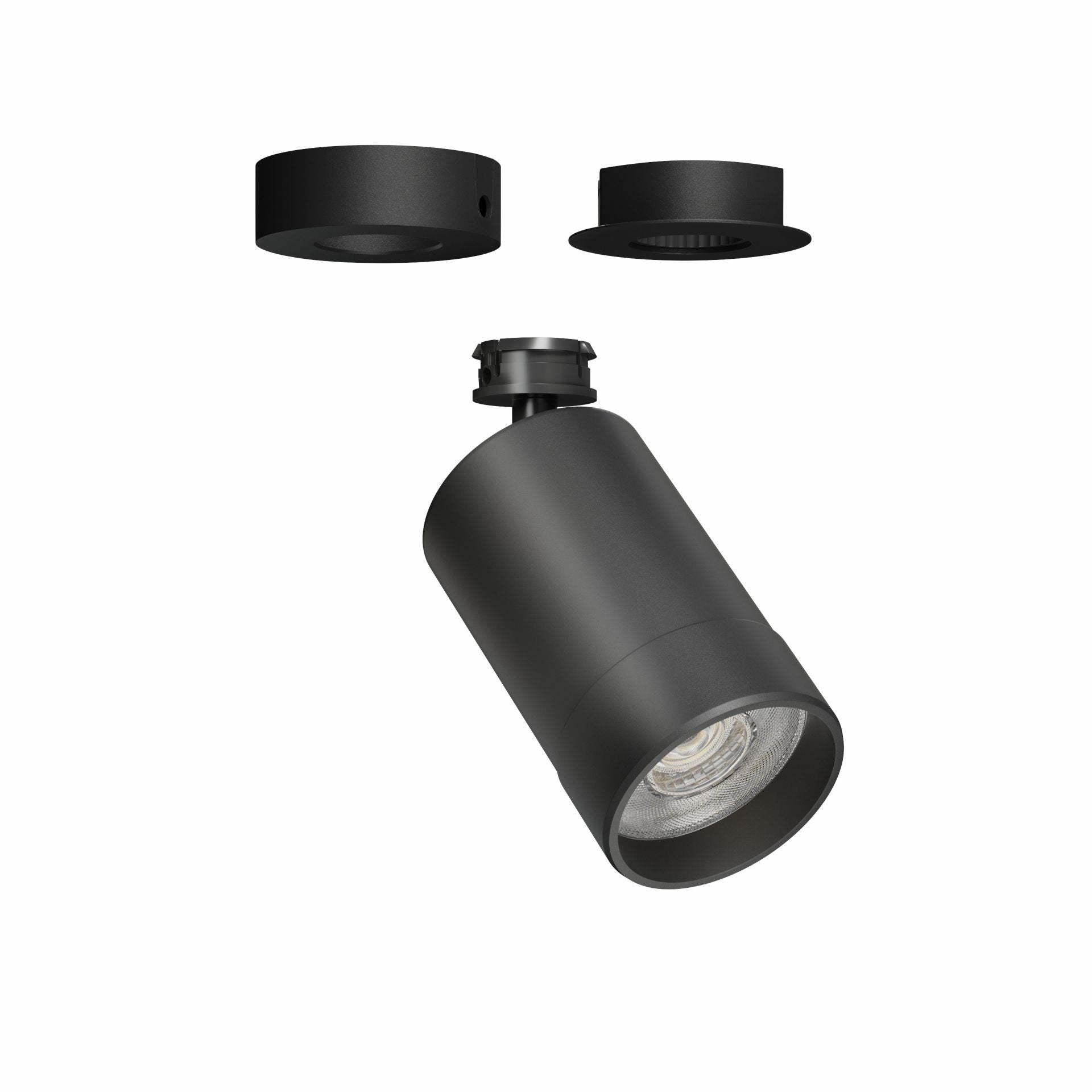 Spot LED Beneito & Faure Crown Base 25W, reglabil, negru - unghi 24º/60º, 2700K/3200K/4000K, CRI > 90 - iluminare de accent de înaltă calitate