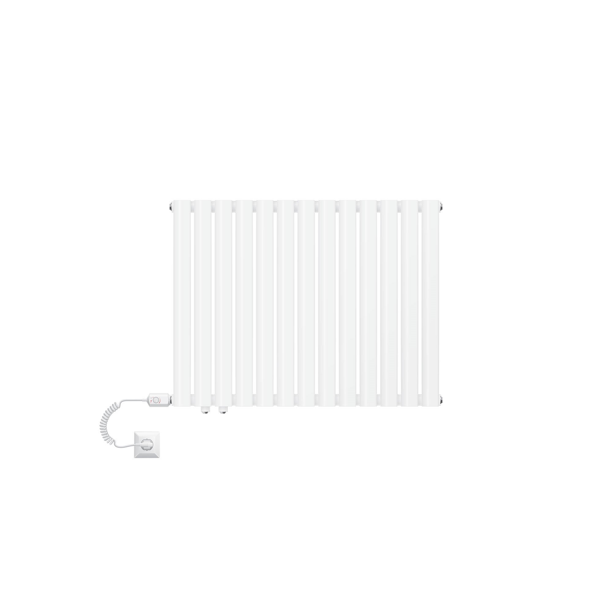 Radiador Monocapa Blanco De Tubo Ovalado 78 X 60 Cm Con Varilla radiador-monocapa-blanco-de-tubo-ovalado-78-x-60-cm-con-varilla