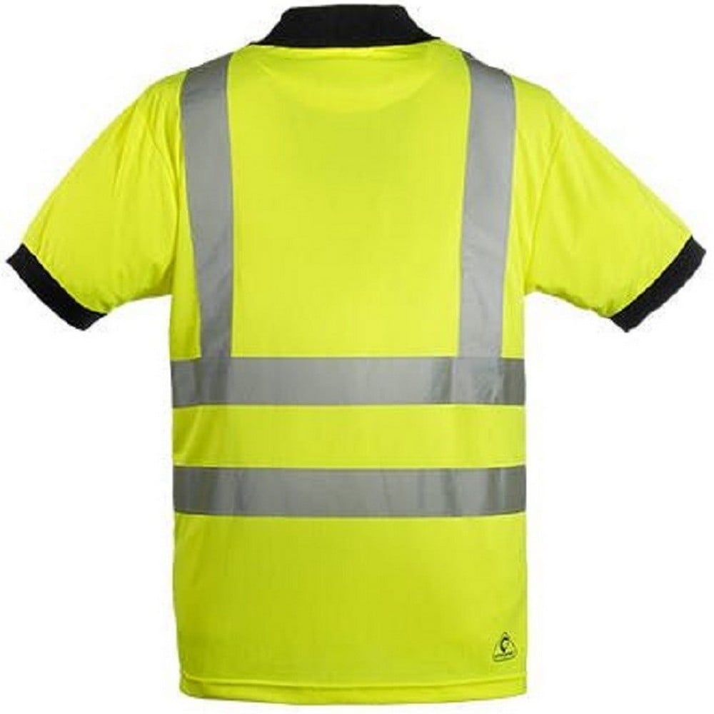 Polo haute visibilité manches courtes Yard jaune - Coverguard - Taille M - 2