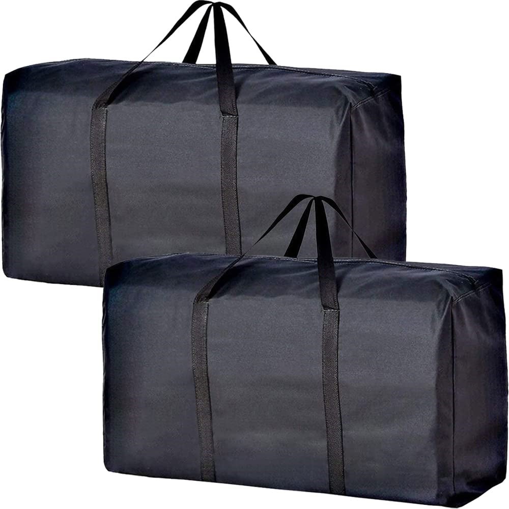 2 Sacchetti Sottovuoto Appendini Salvaspazio Jumbo 135x70 Cm – Riutilizzabili, Con Gancio Girevole A 360° E 5 Anelli, Per Cappotti, Abiti E Abbigliamento Invernale