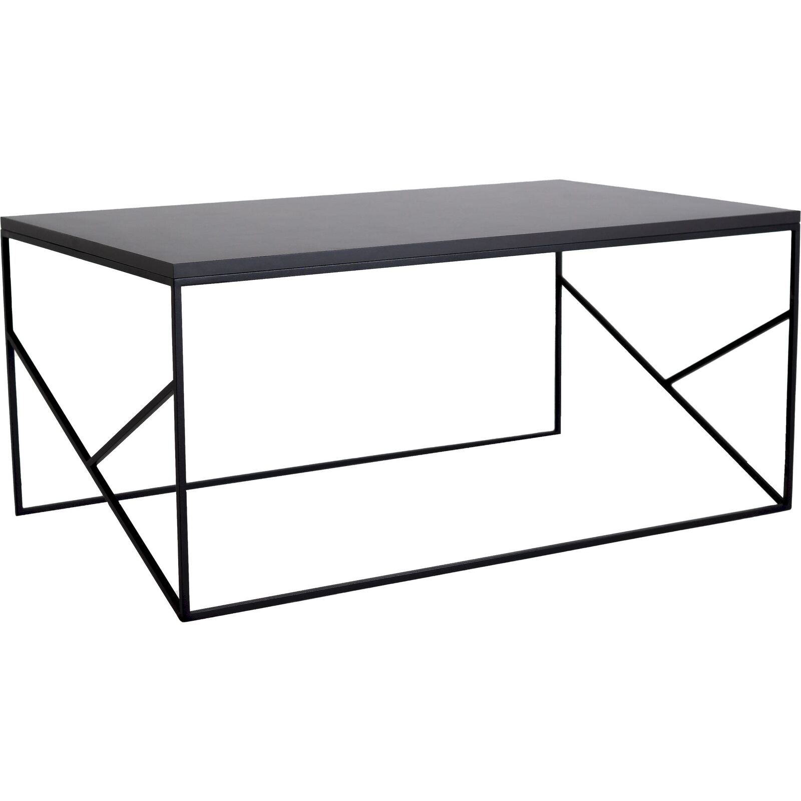 Table basse Fancy Basic 100 x 60 x 45 cm 100 x 60 x 45 cm Noir | Leroy ...