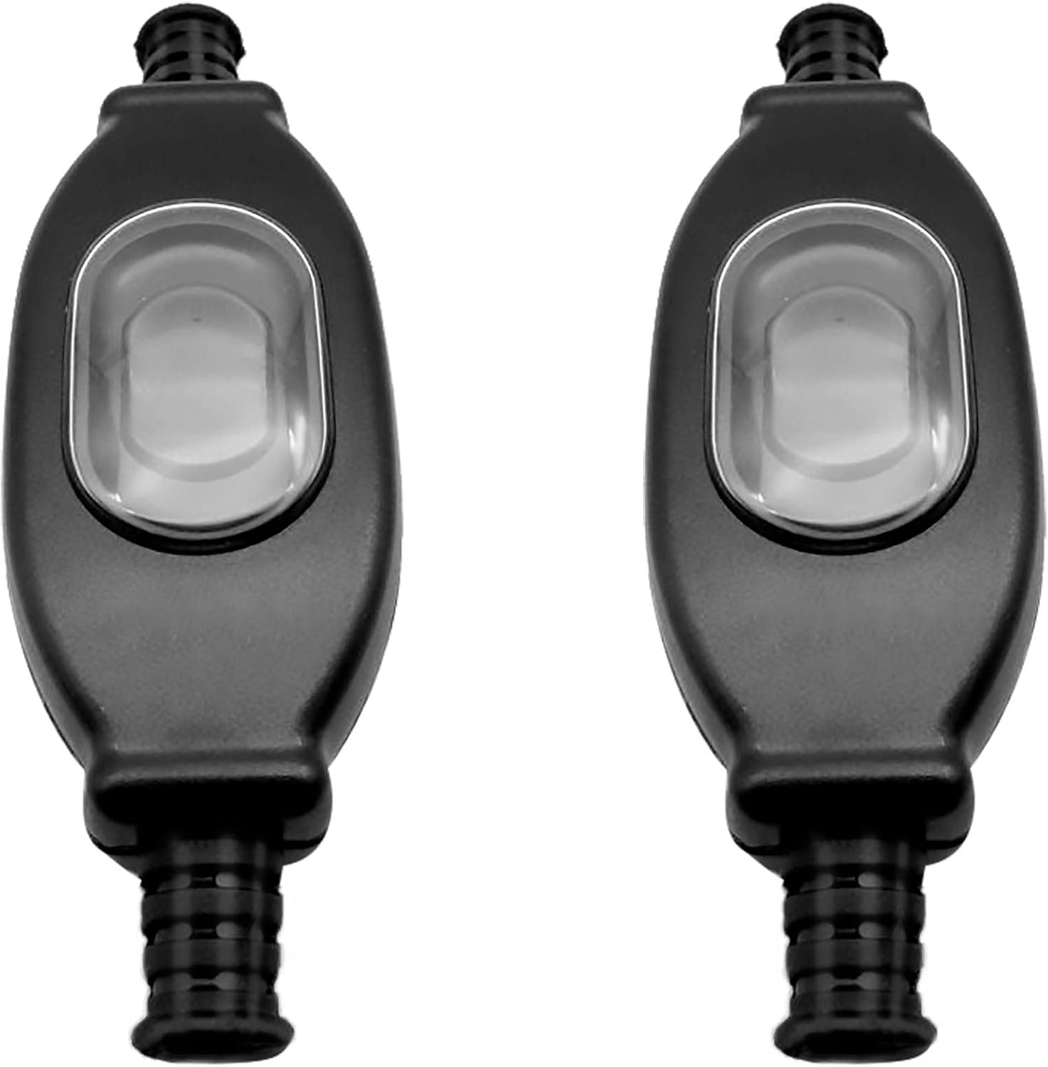 Przełącznik przewodu zasilającego, zestaw 2 sztuk, wodoodporny 250 V, certyfikat IP65, pyłoszczelny i wodoodporny, do lamp, urządzeń i transformatorów