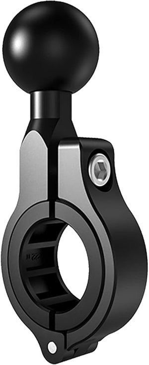 Adattatore Universale RAM Con Sfera Da 1 Pollice Per Manubrio Moto E Bici - Supporto Telefono In Alluminio - Diametro Tubo 13-32mm