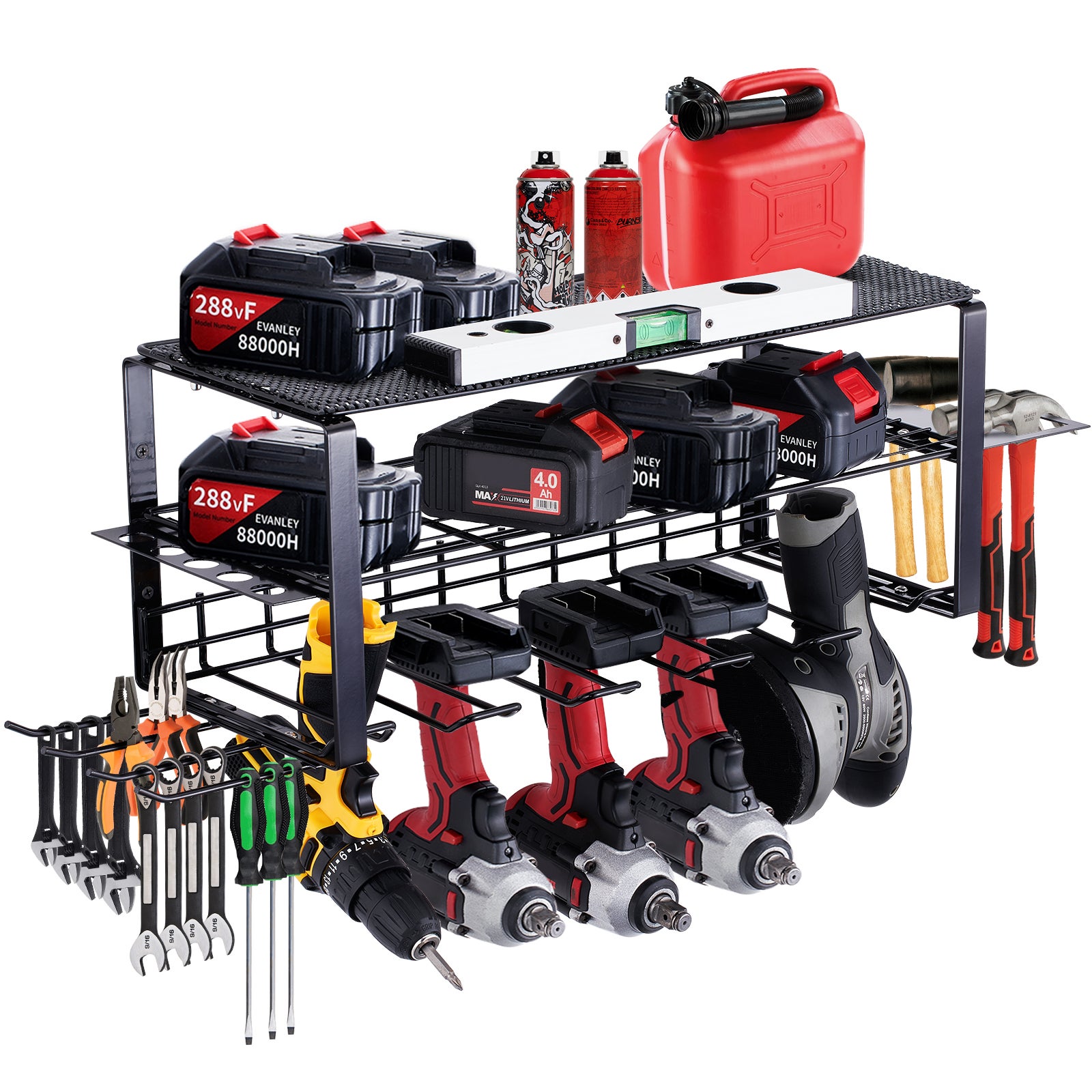 Organisateur d'outils électriques, équipement mural