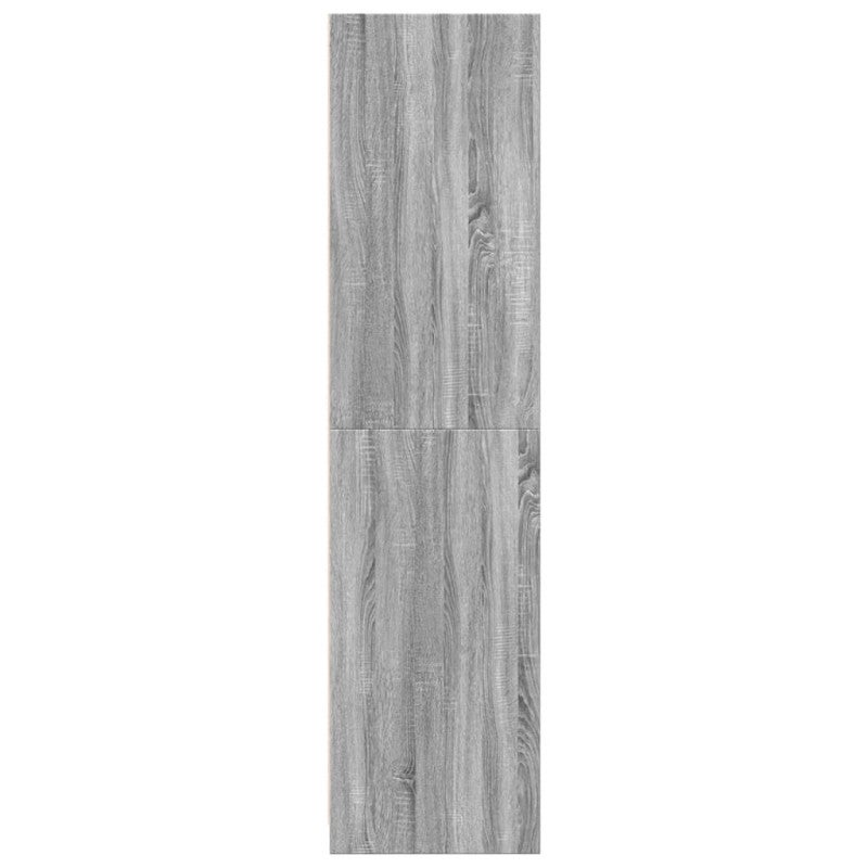 Garde robe sonoma gris 100x50x200 cm bois d ingénierie - 5