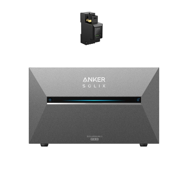 Kit Anker Solix Solarbank 3 E2700 Pro+A17X7311 - Centrale photovoltaïque balcon Plug and Play 2680Wh, 4 MPPT (3600W)
