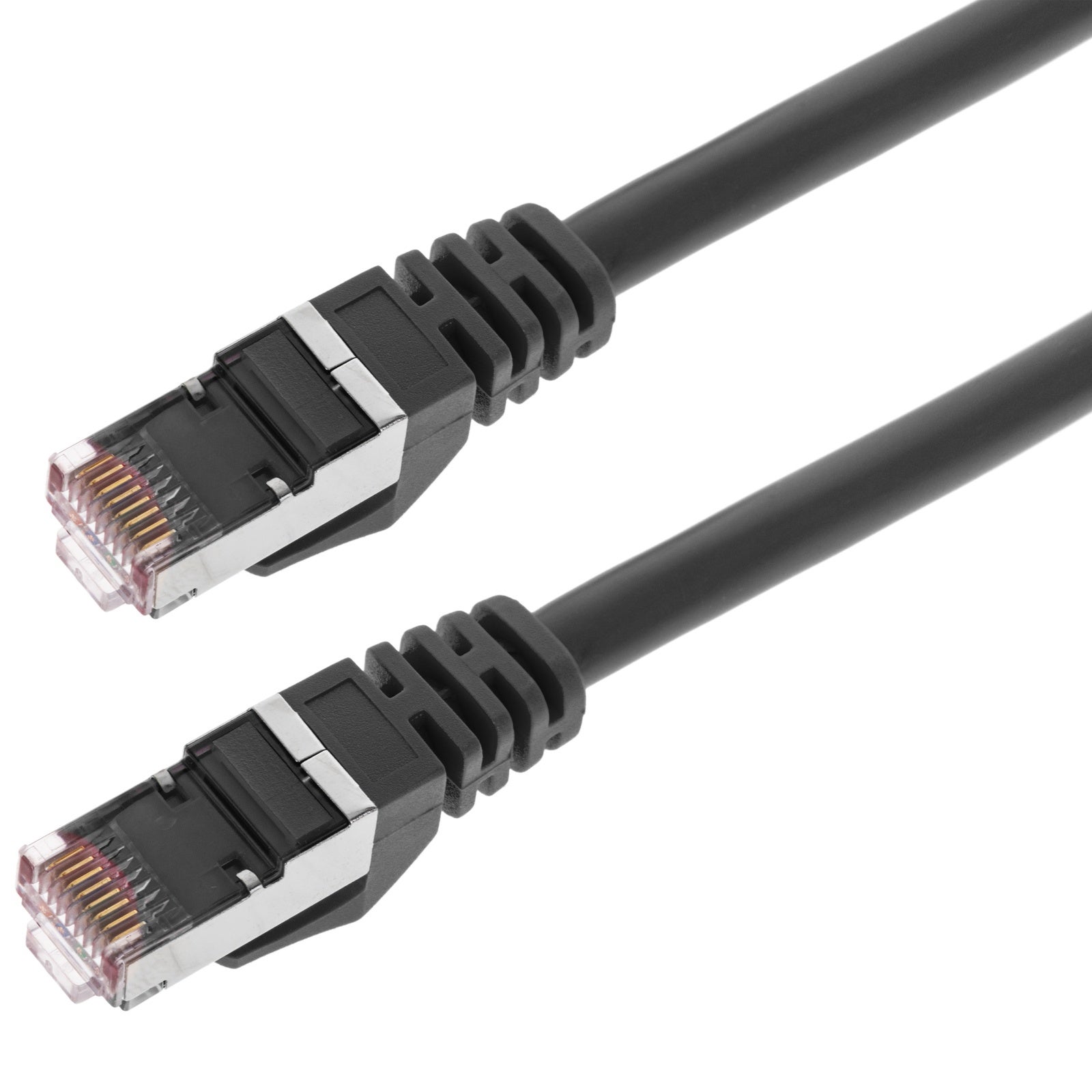 Câble réseau FTP avec connecteur RJ45 Cat. 6A Noir 2 m - 2