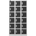 Armoire Vestiaire - Fromm & Starck - 18 Casiers Verrouillables Materiau Metal Couleur Gris 90198786 Armoire Vestiaire - Fromm & Starck - 18 Casiers Verrouillables Materiau Metal Couleur Gris 90198786