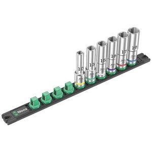 Wera 8010 B Zyklop Comfort Cliquet réversible en pouces, métrique 3/8 1