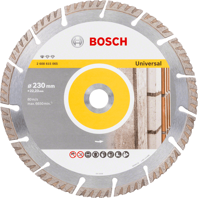 Disco Diamante 230mm Hormigón Disco Diamante PRODIAMANT 230mm - Disco Corte Universal Para Hormigón Y Piedra Disco Amoladora Angular M14