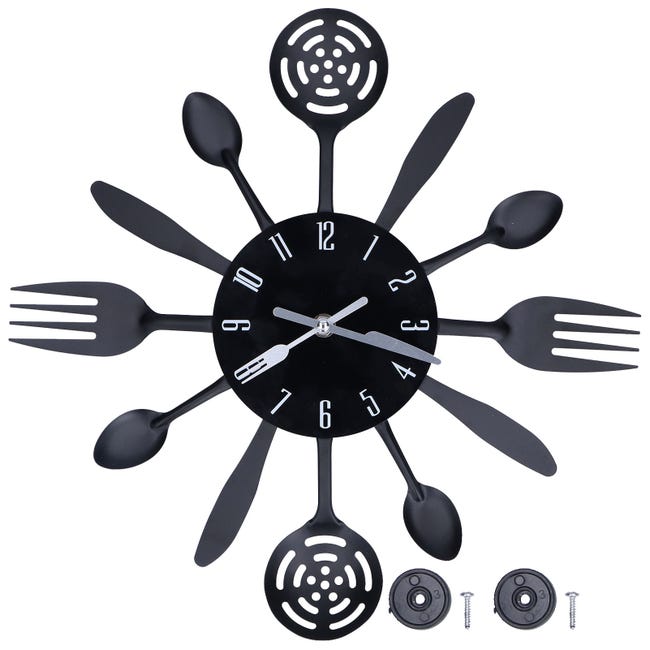 Instant Karma Clocks | Orologio da Parete per Cucina Chef | Decorazione Originale da muro per Cuochi Professionisti Instant Karma Clocks | Orologio da Parete per Cucina Chef | Decorazione Originale da muro per Cuochi Professionisti