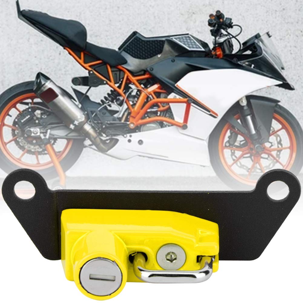 Extension Verrouillage Casque Moto - 2 Pièces, Inox, Pour Sangle à Dégagement Rapide - Universel