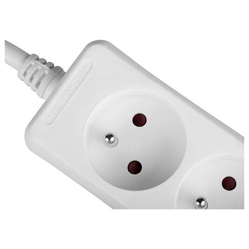 Multiprise 6 prises FR, blanc LINDY - 3