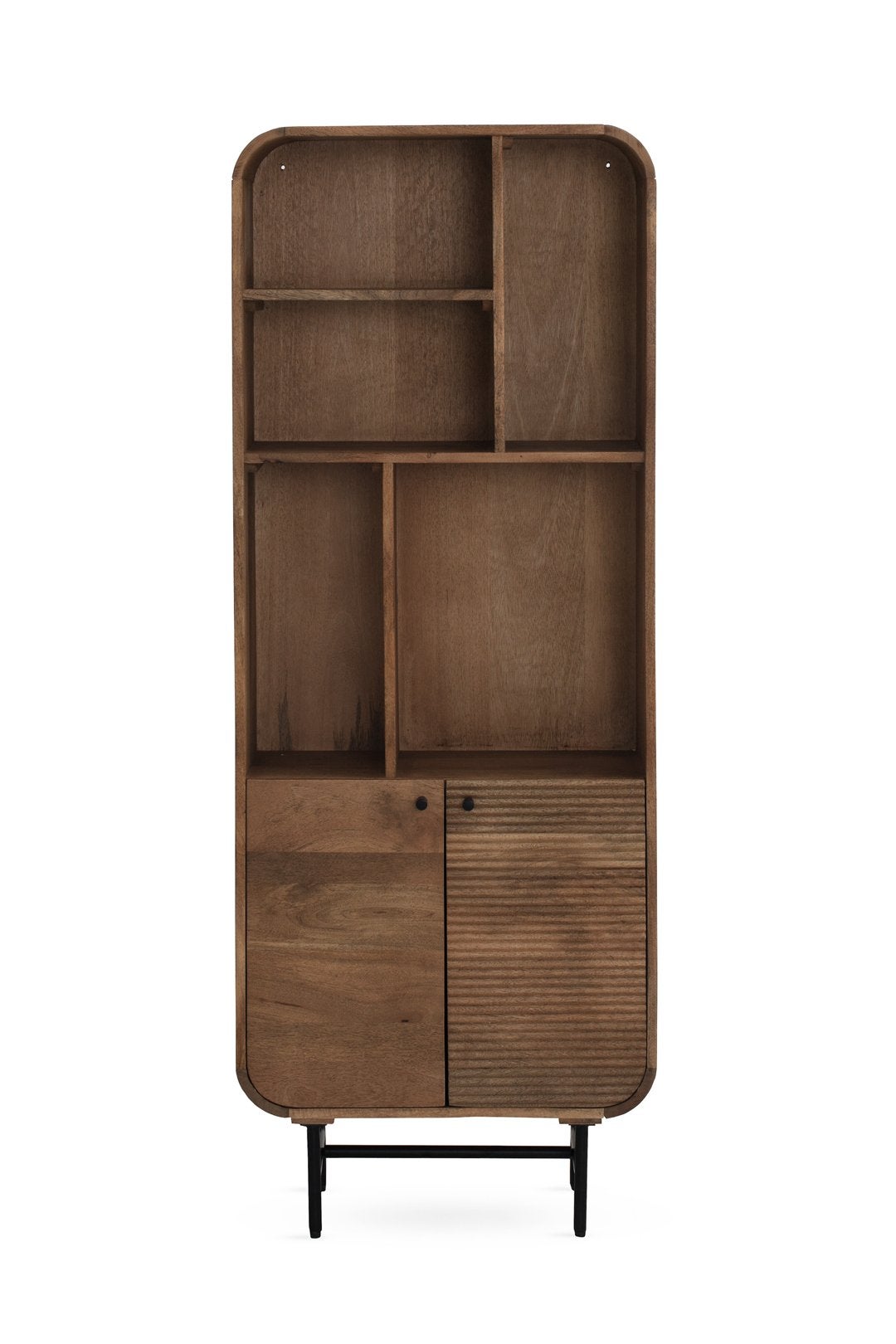 Étagère En Bois Massif 4 Tablettes - Dimensions 160x110x40 Cm, Marron, Occasion
